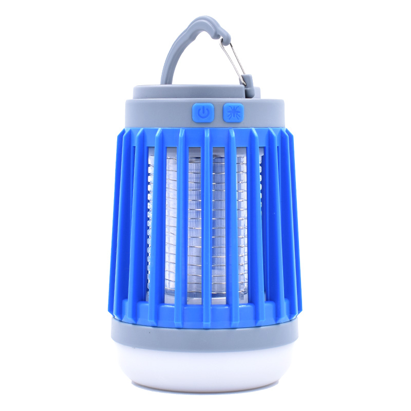 Multifunctional mosquito killer lamp camping tent outdoor lamp usb rechargeable purple photoelectric mosquito flashlight
