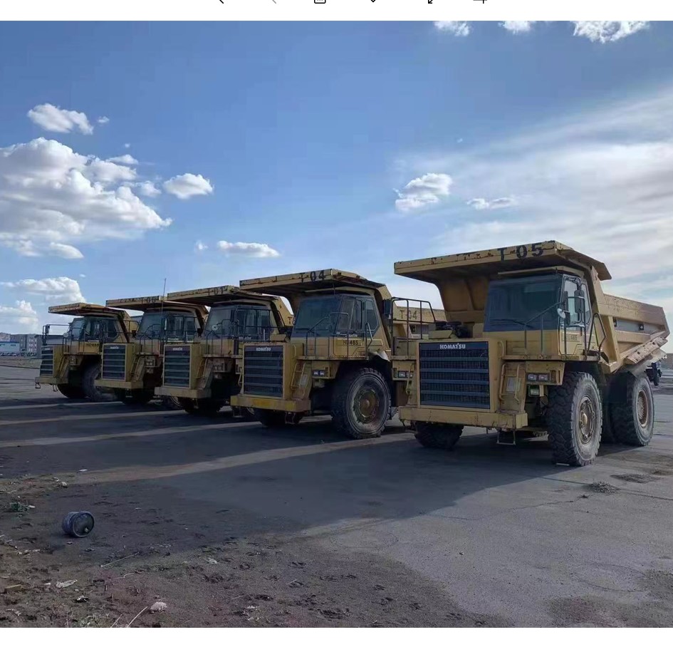 Komatsu Самосвал HD465 подержанное горное оборудование 55 тонн грузовики на продажу 6 шт.