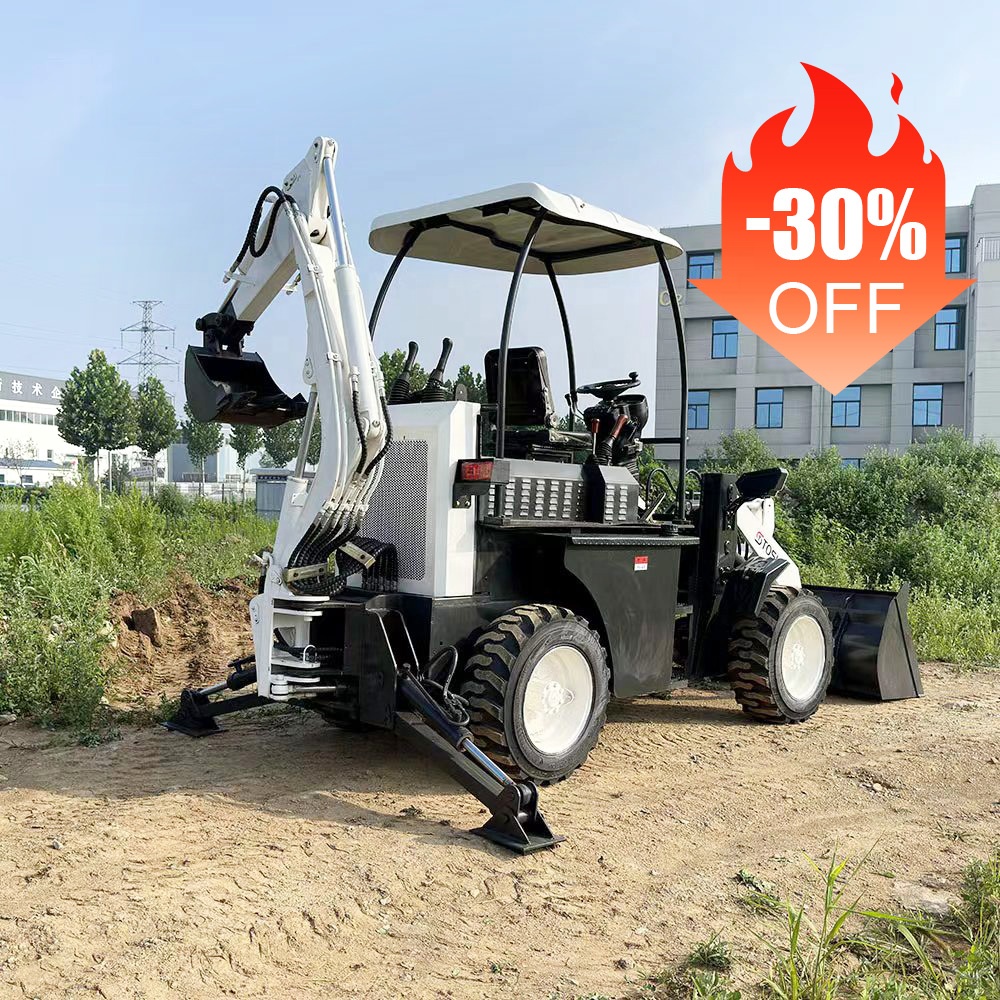 TOSH EURO 5 EPA China Factory Manufacturer Excavator Loader Digger 4x4 Mini Backhoe Loader