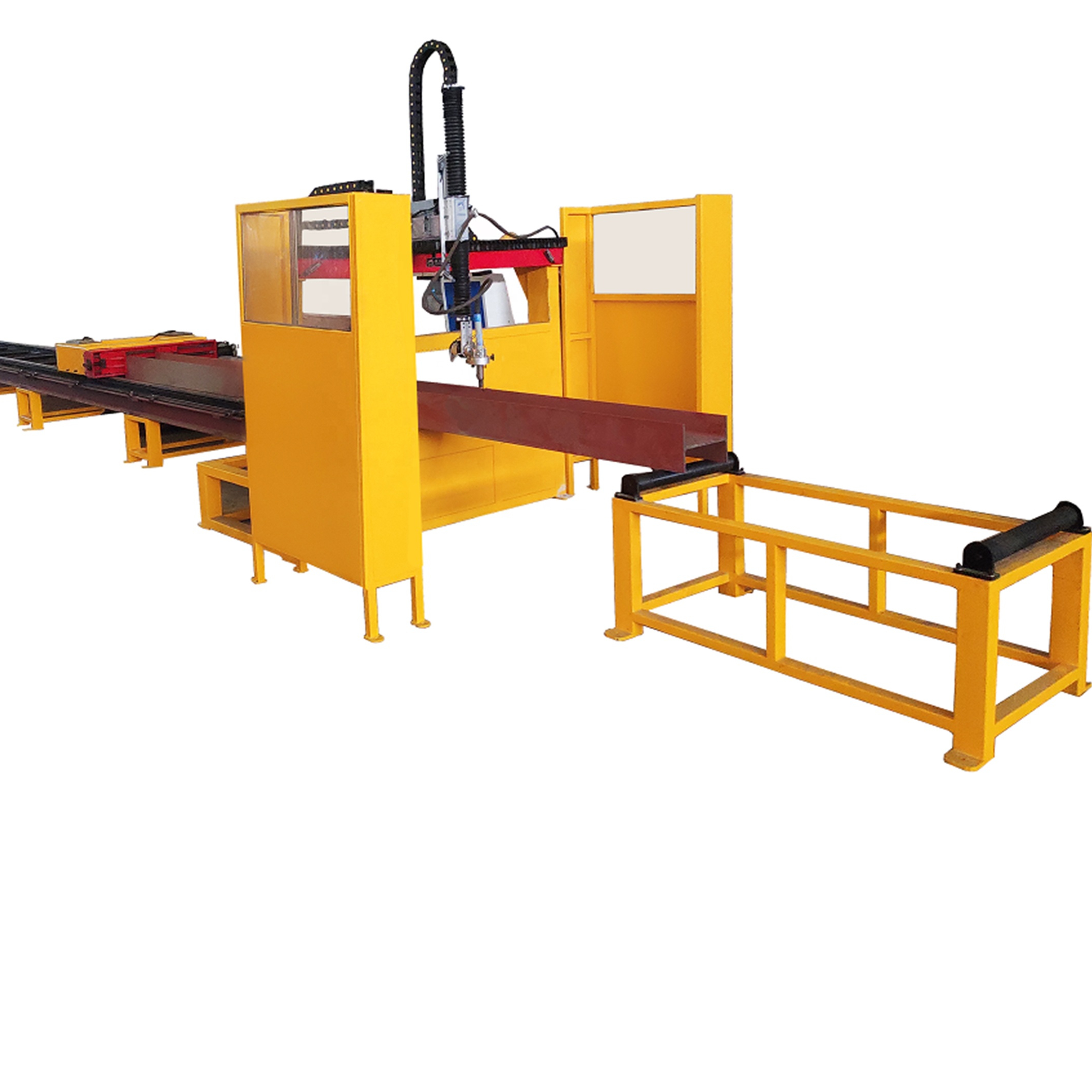 High Quality Low Cost CNC Profile Cutting U Beam Steel Channel H steel ,L steel cutting machine