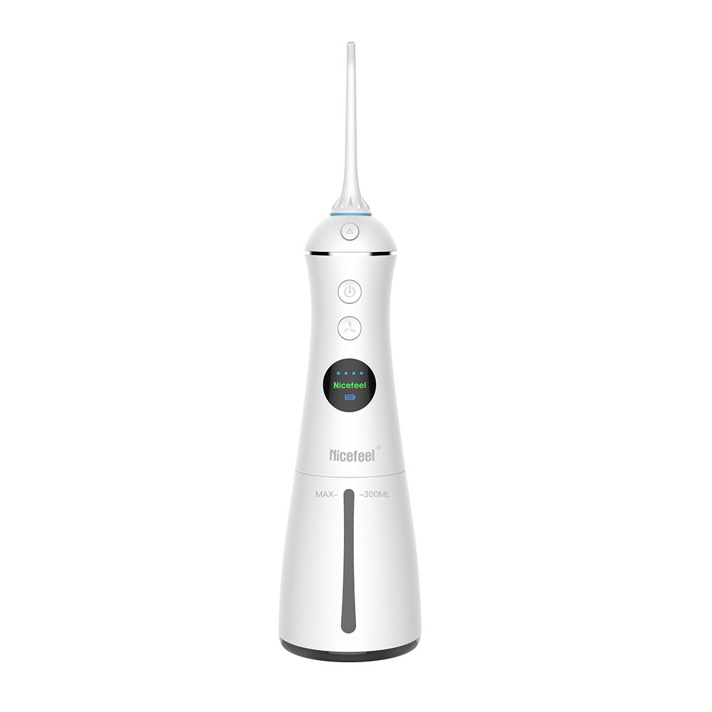 Nicefeel LED Screen Smart timing Settings Electric Oral Irrigator Cordless water flosser
