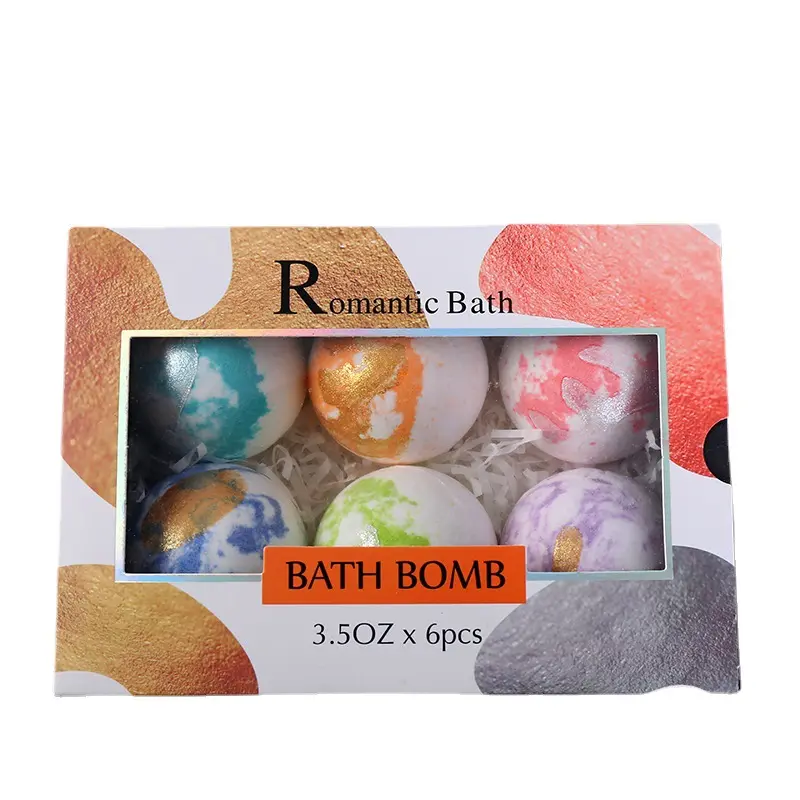 Natural Body Care Bombs Rich Bubble Relaxing Oill Bath Ball Bombs Set