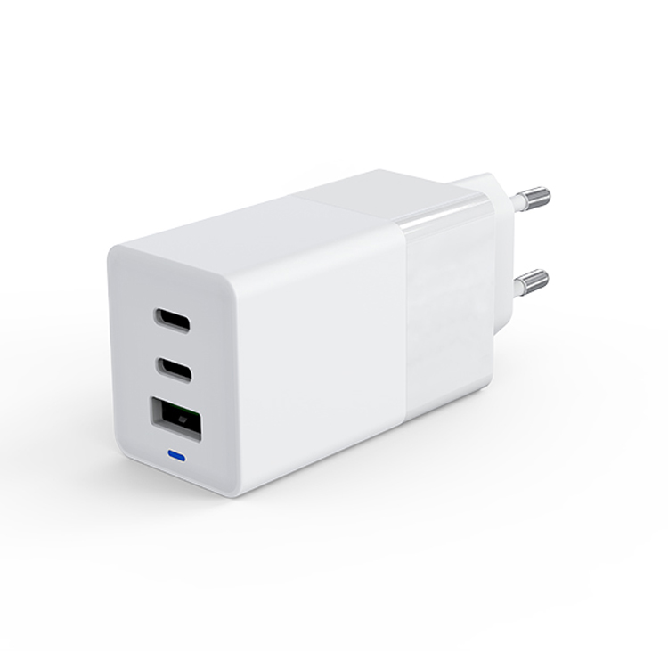 ZONSAN 3 порта GaN 65W Универсальный дорожный адаптер QC3.0 + PD быстрое зарядное устройство для Samsung для iPhone для MacBook Pro