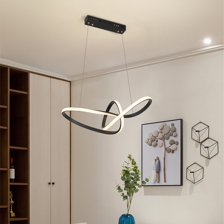 High Product Stairway Villa Hotel Living Room Modern Luxury Iron Led Chandelier Light