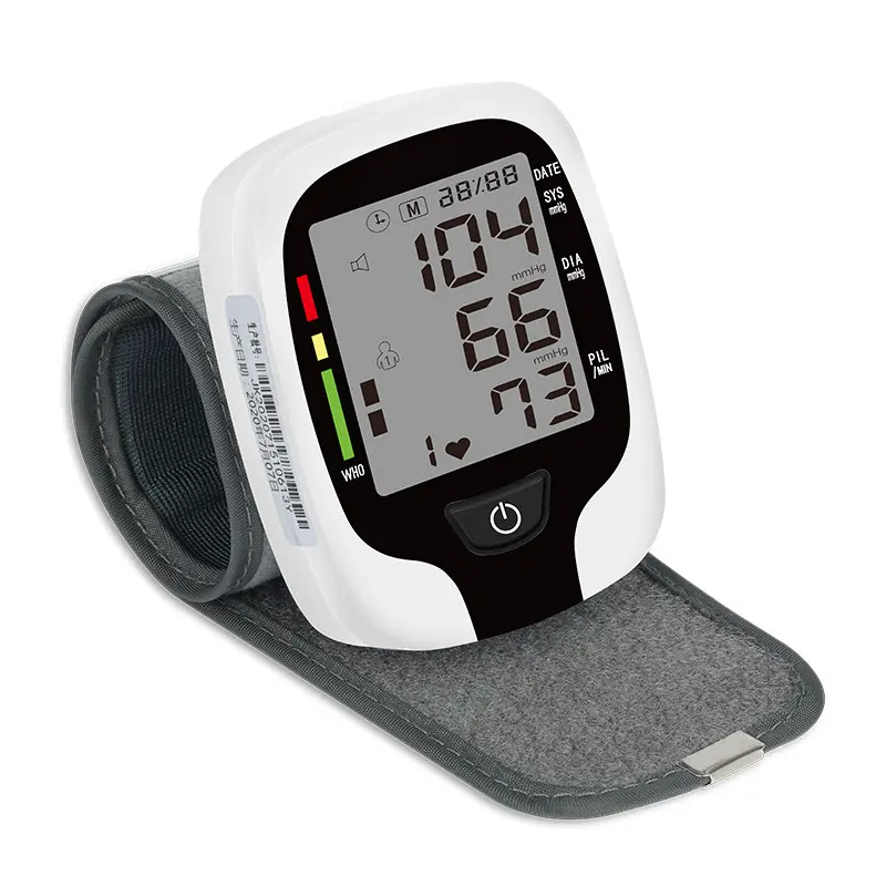 Factory direct rechargeable digital high-quality blood pressure monitor wrist blood pressure cuff monitor