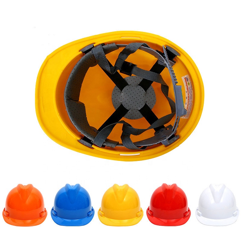 casco de seguridad Safety elements V-type ABS PE Engineering Safety Helmet Plastic Hard Hat Caps