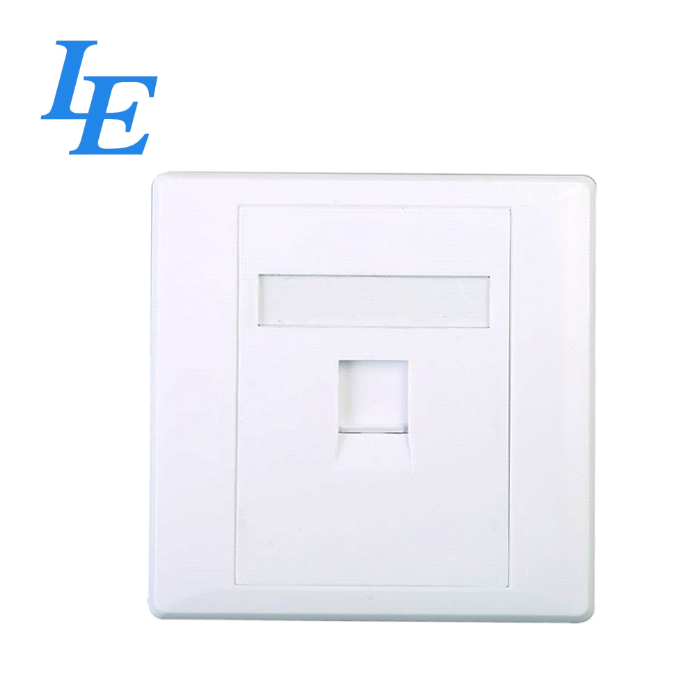 LE 86x86мм или 114x70 мм телекоммуникационный OEM Лицевая панель с модулем RJ45