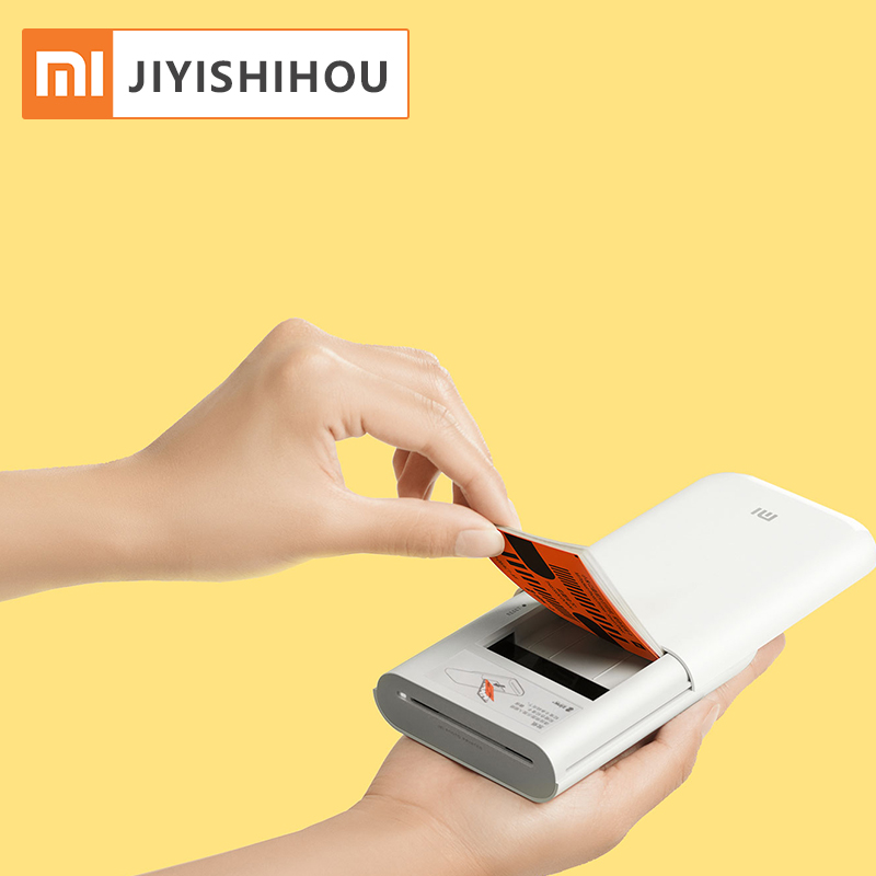 Xiaomi Mijia Аксессуары для портативных фотопринтеров AR технологии 300 точек/дюйм фото мини карманный принтер в стиле «сделай сам»; Xiaomi Карманный фотопринтер