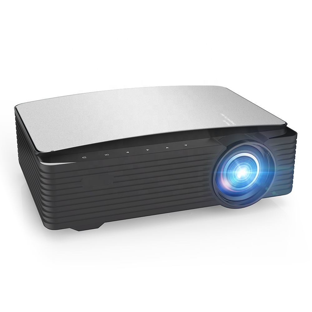 [Новый проектор высокой яркости 1080p] OEM ODM фабрика дешево 8000 Люмен высокая яркость 1080P Full HD 4K LCD светодиодный домашний проектор