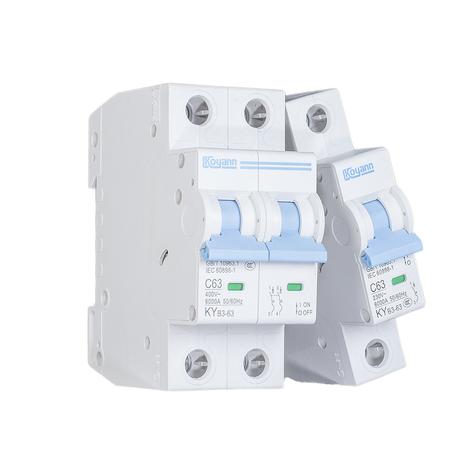 Factory Price Circuit Breaker Mcb 1A To 63A 1P 2P 3P 4P Mcb Miniature Circuit Breaker Mcb_Breaker for Prefab Houses
