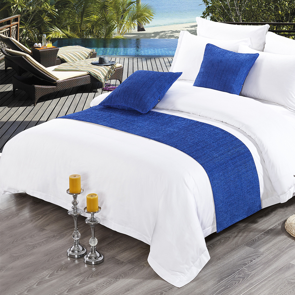 Premium OEM Factory Four Seasons Breathable 400TC 4 Piece Summer Hotel Bedding Set