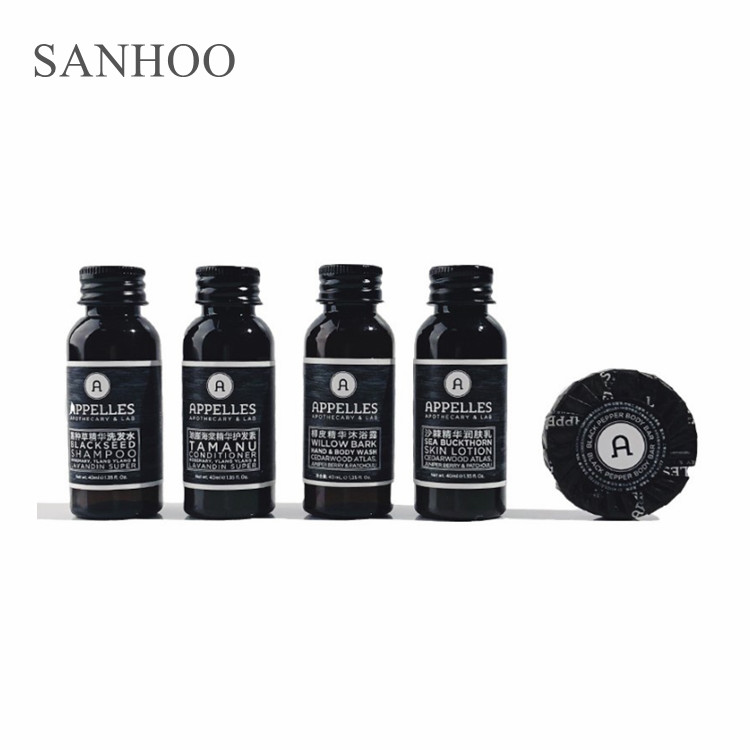 Sanhoo Прямая продажа с фабрики отель 5 звезд Спа принадлежности банные комплекты Toileteries гостиничных удобств гостиницы
