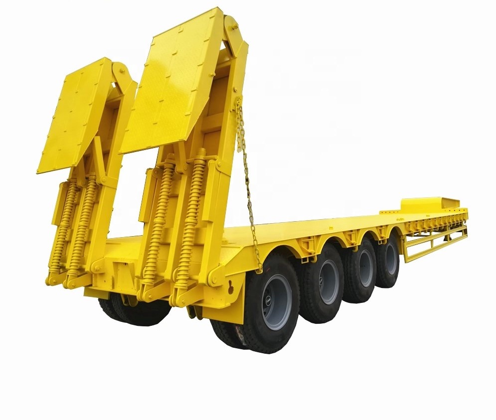 Полуприцеп низкорамная платформа 80 Ton б/у 4 Axles, купить полуприцеп низкорамная платформа