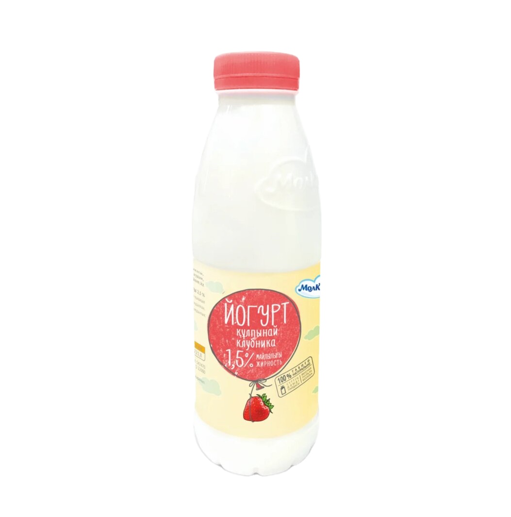 450g Drinking Fruit Beverage Liquid Strawberry Yogurt from Kazakhstan