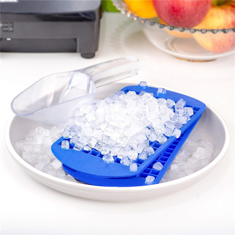 LFGB Approved Flexible Stackable Mini Cocktail Whiskey Easy Pop Out Mini Tiny 160 grids ice cube tray