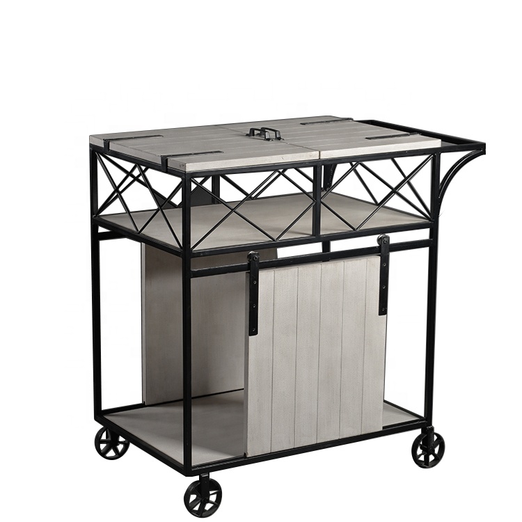 Складная деревянная Сервировочная Тележка Mayco Design, Кухонная Тележка