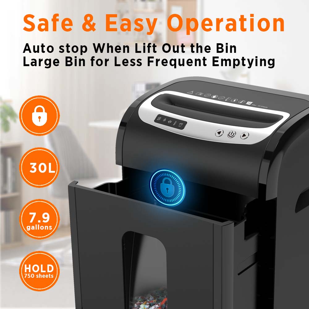 Device Shredder paper Machine P-5 P-7 18 20 25 Sheets A4 Electric Large Commercial Heavy Duty 24 paper Shredder Machine Office