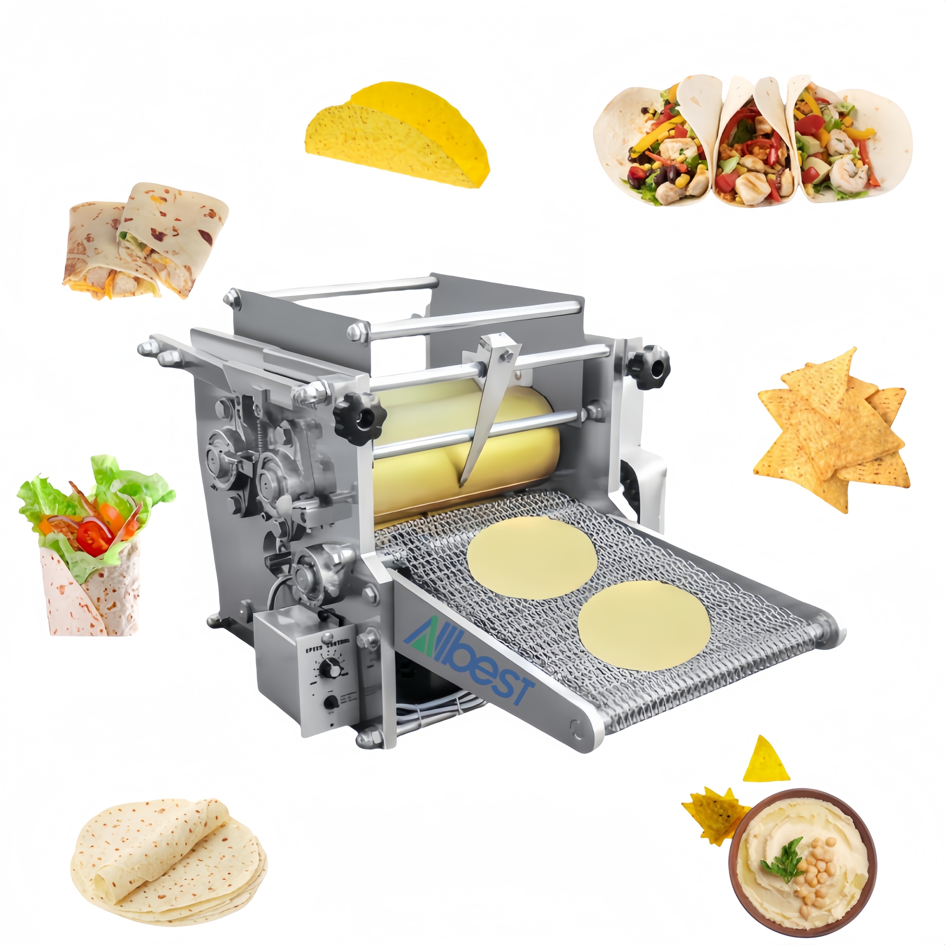 Hot Selling Portable Grain Product Making Machines Other Snack Machine Tortilla Machine For Sale