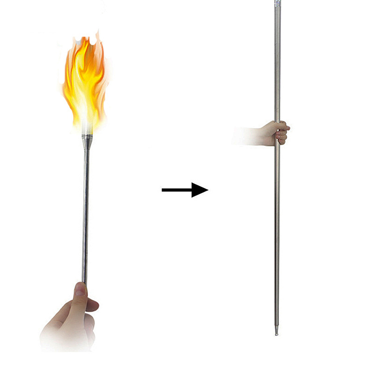 Torch to Stick Fire magic Trick Flame magician prop toy for Adule JM154