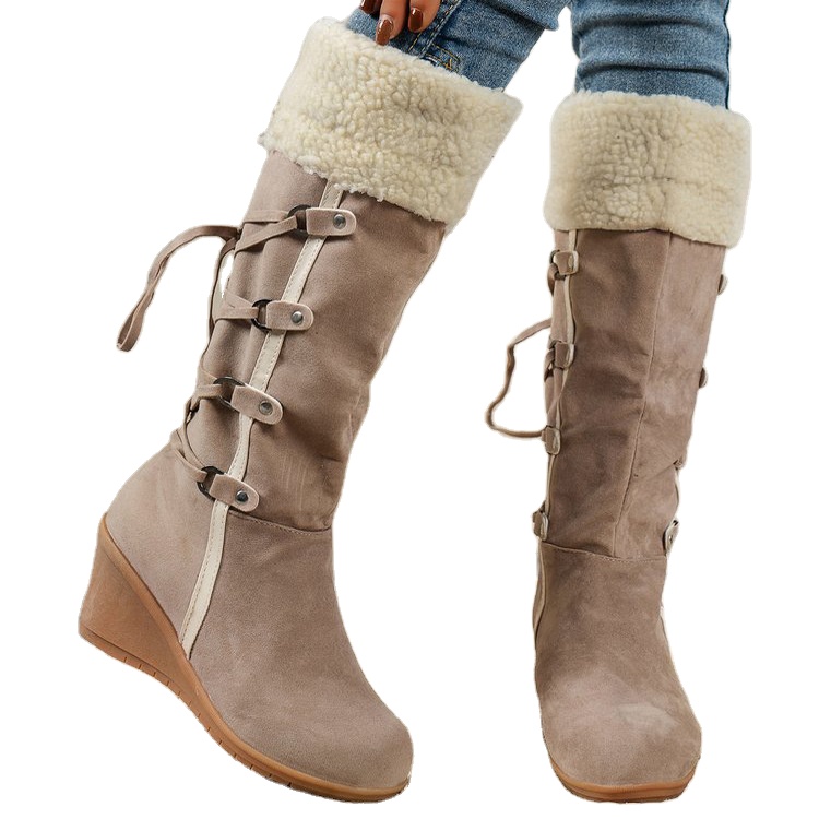 Factory Direct Wholesale winter snow boots for women trendy boots for women designer high boots