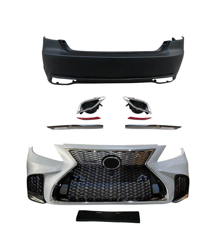 Для 2006-2021 Lexus LS460 передний бампер refit LS600HL передняя решетка обновления передний большой объемный