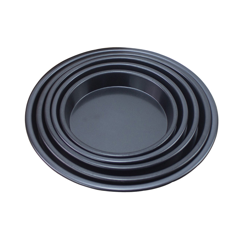 Pizza Bakeware 8 inch Aluminium Deep Dish Pizza Pan Non Stick Round Pizza Baking Tray for Oven Serving Tray