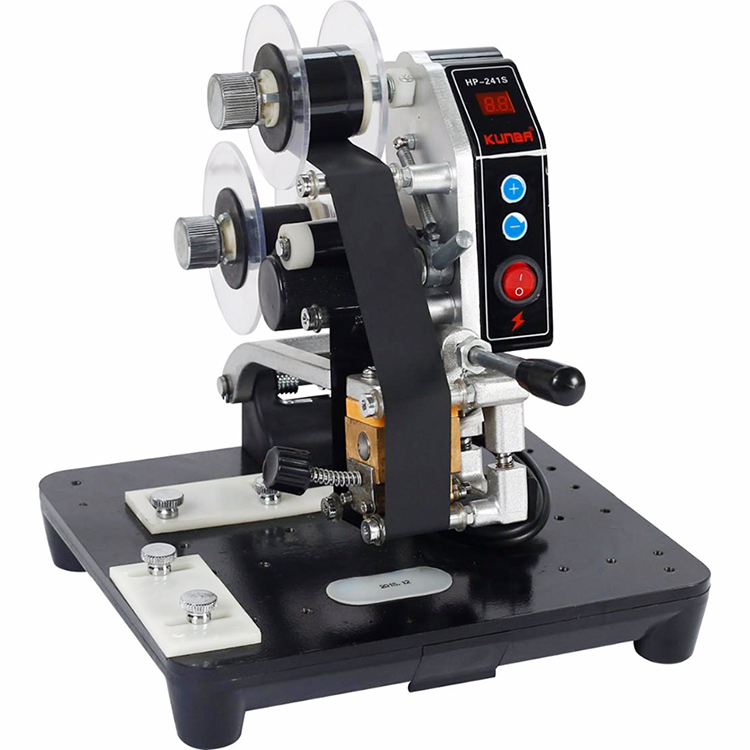 KUNBA CE HP-241s Electric Type Hand Ribbon Inkjet Printing Plastic Bags Band Machine