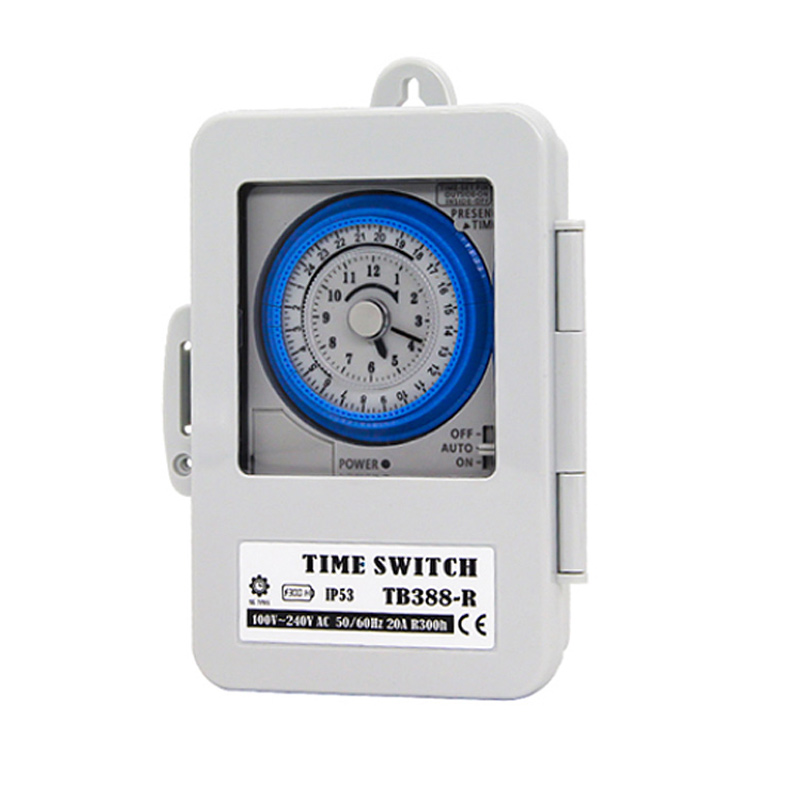 TB388R механический таймер на IP53 реле 100VAC-240VAC 20A 50/60Hz не отключения питания механический таймер