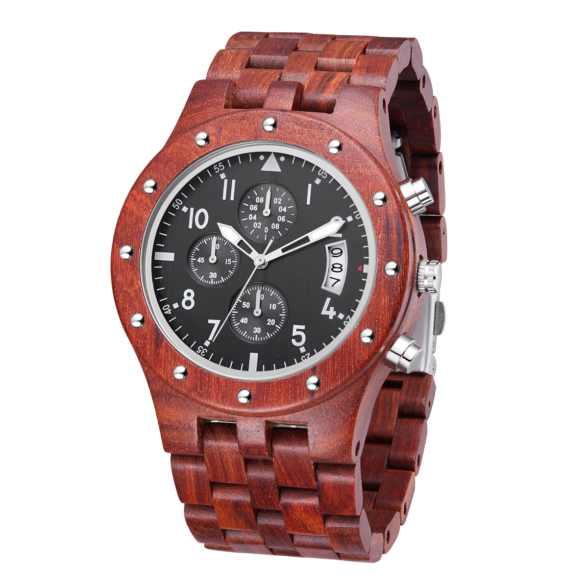 New Arrival Leisure Wrist Eco-friendly Handcrafted Natural Wood Watches Men Women