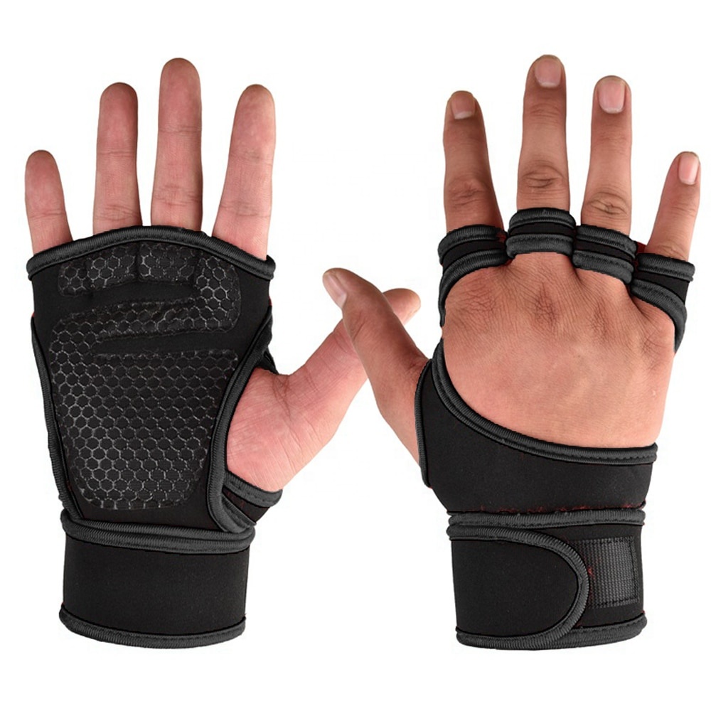 TY Sports Gym Fitness Gloves Shockproof Weight Lifting Training Glove Half Finger Cycling Gloves for Men Women