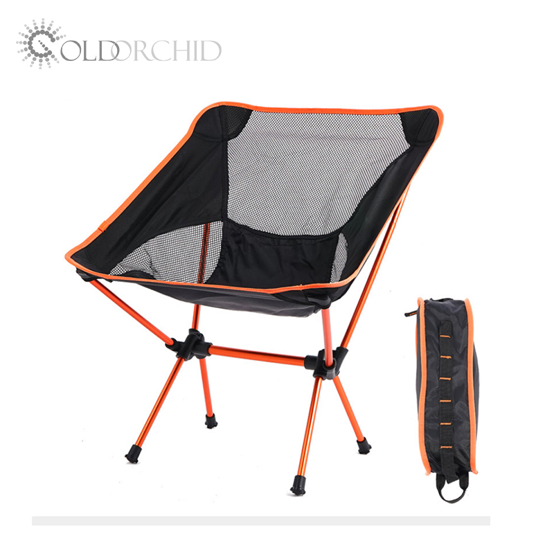 Latest design Oxford cloth moon camping chair portable beach chairs backpacking adult folding moon chair