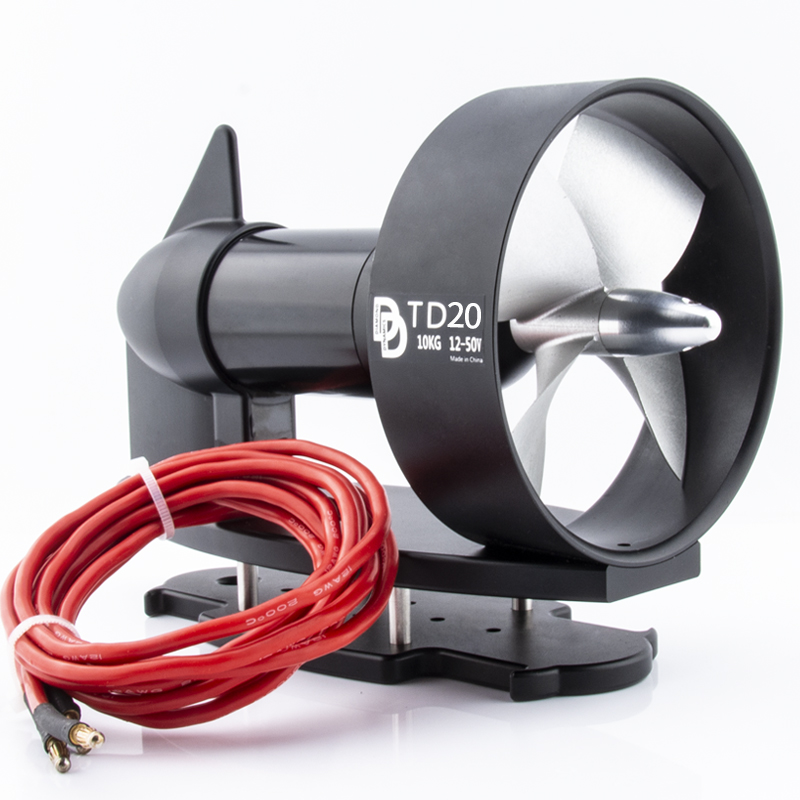DD TD20 12V-50V 1200W 20Kg Thrus Водонепроницаемый Электрический самодельный Радиоуправляемый гидрофольгированный подводный фрикционный каяк