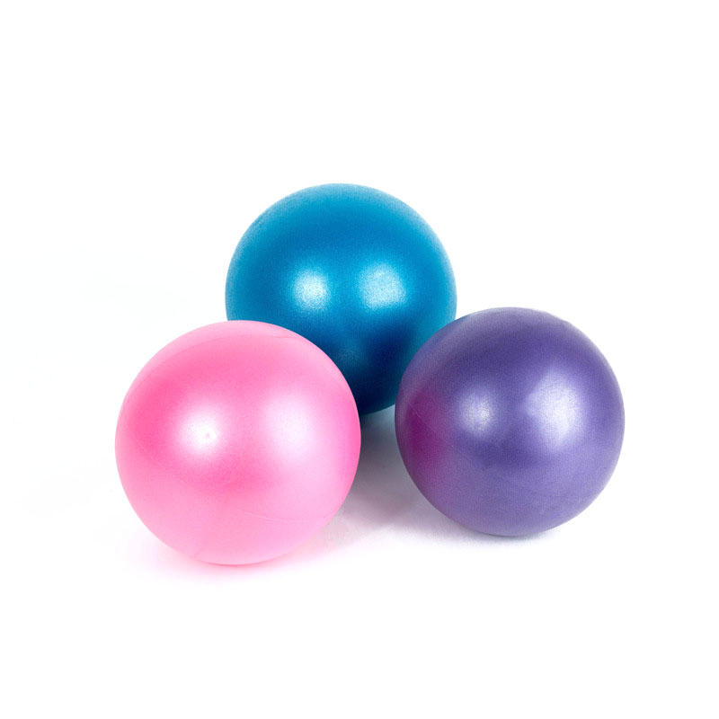 PVC customised color 25cm small pilates ball gym exercise fitness mini anti burst yoga ball wholesale