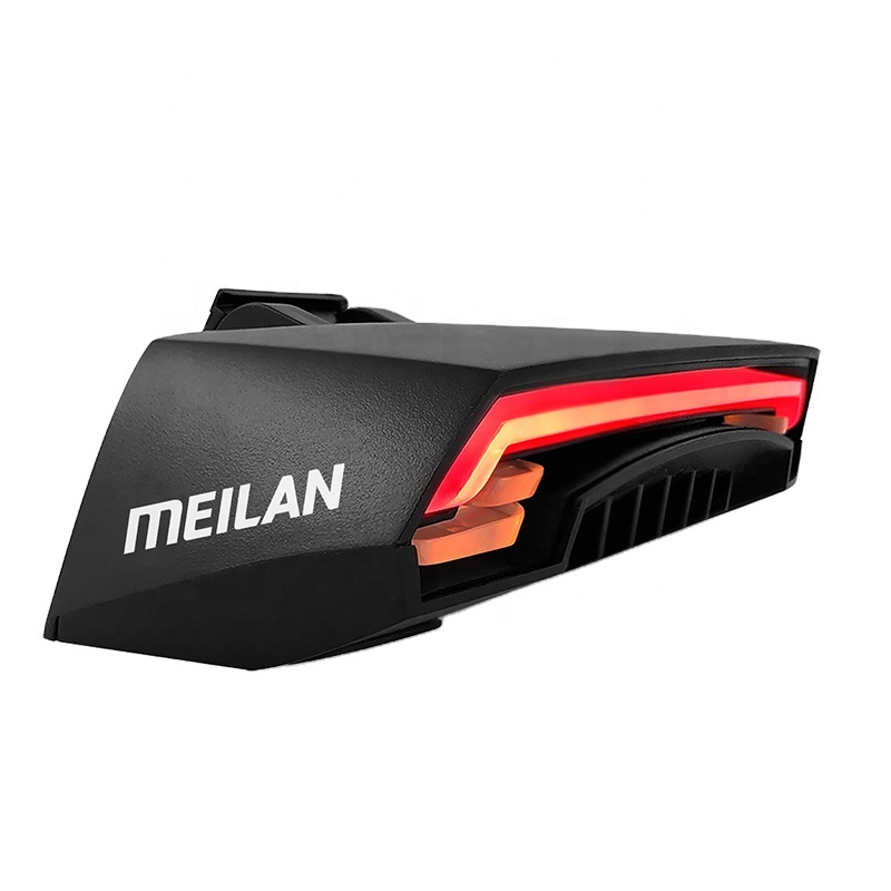 Автомобильный стоп-сигнал MEILAN X5, умный беспроводной задний фонарь для велосипеда, поворот вправо и влево