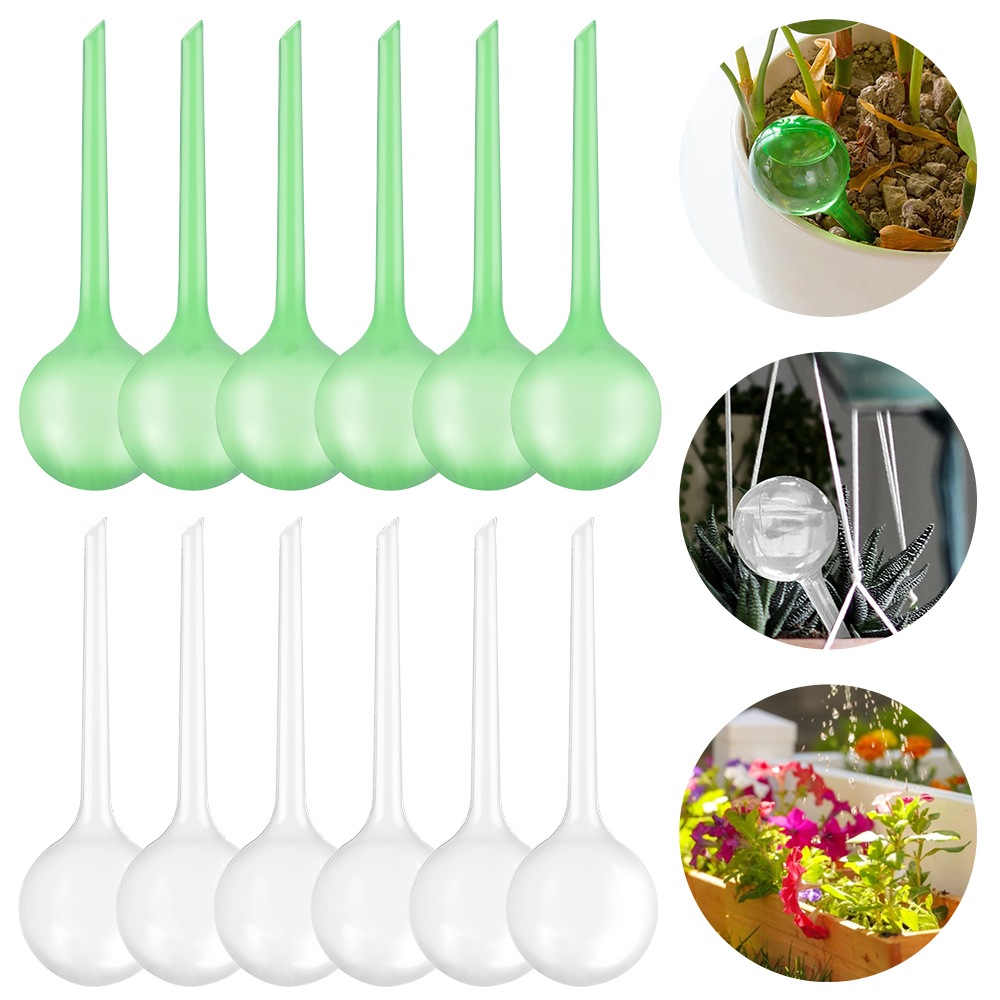 6Pcs/Set Automatic Watering Globes Slow Release Plants Flowers Waterer Self Watering Bulbs Plastic Ball Garden Water Device