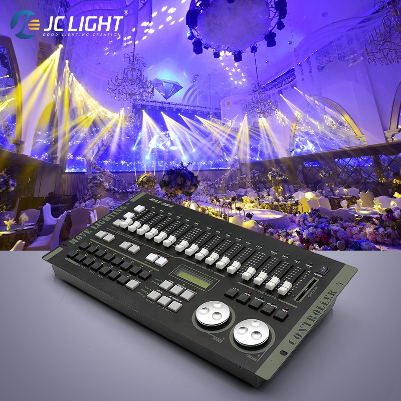 Консоль Par can/контроллер освещения с подвижной головкой Max 384, консоль Dmx 512 для освещения сцены, дискотеки, диммерная консоль