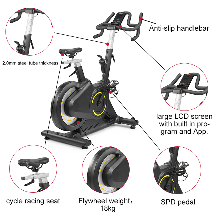Wholesale custom exercise bike steel training buy exercise bikes exercise bike drive belt