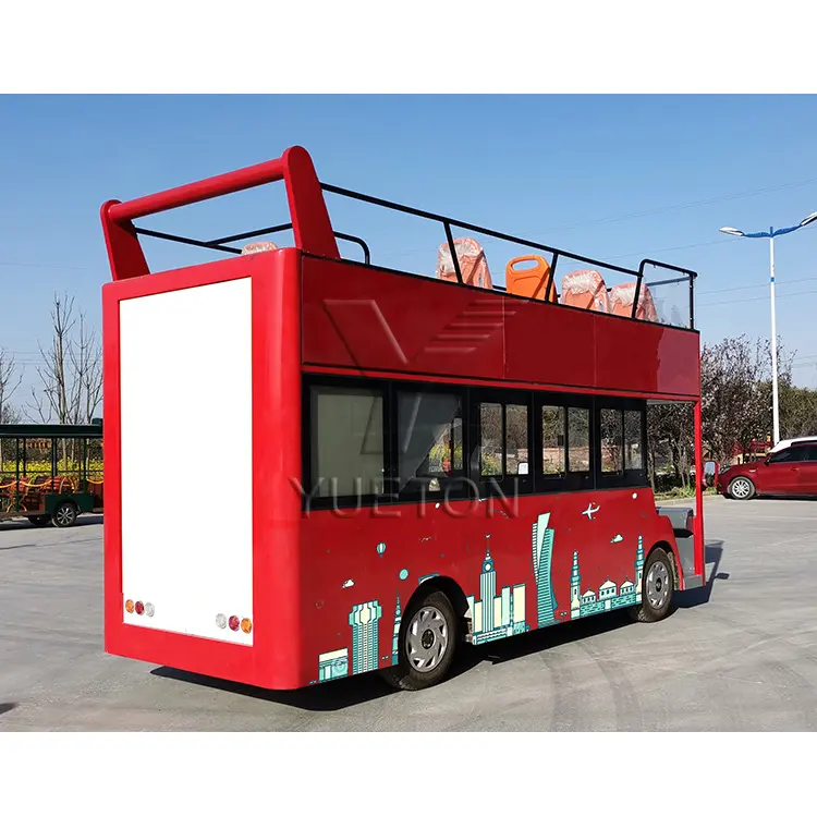 In Stock Electric Battery Tourist Double Decker Sightseeing Bus