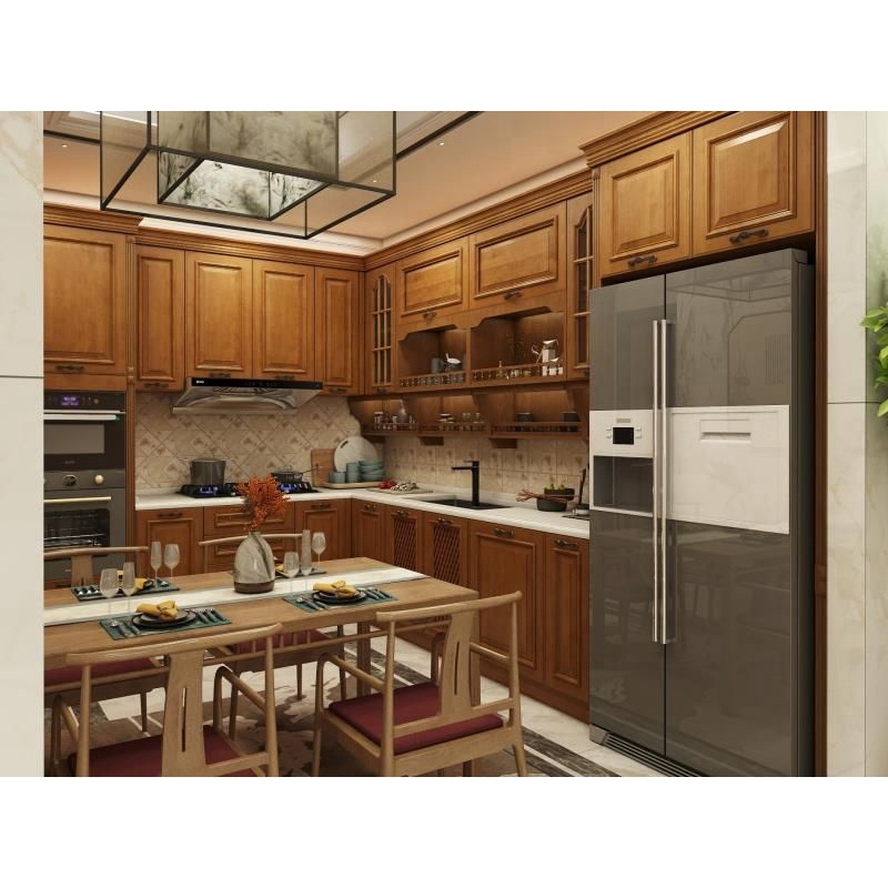 Modern contemporary classic practical kitchen cabinets Customizable pantry cupboards furniture sets