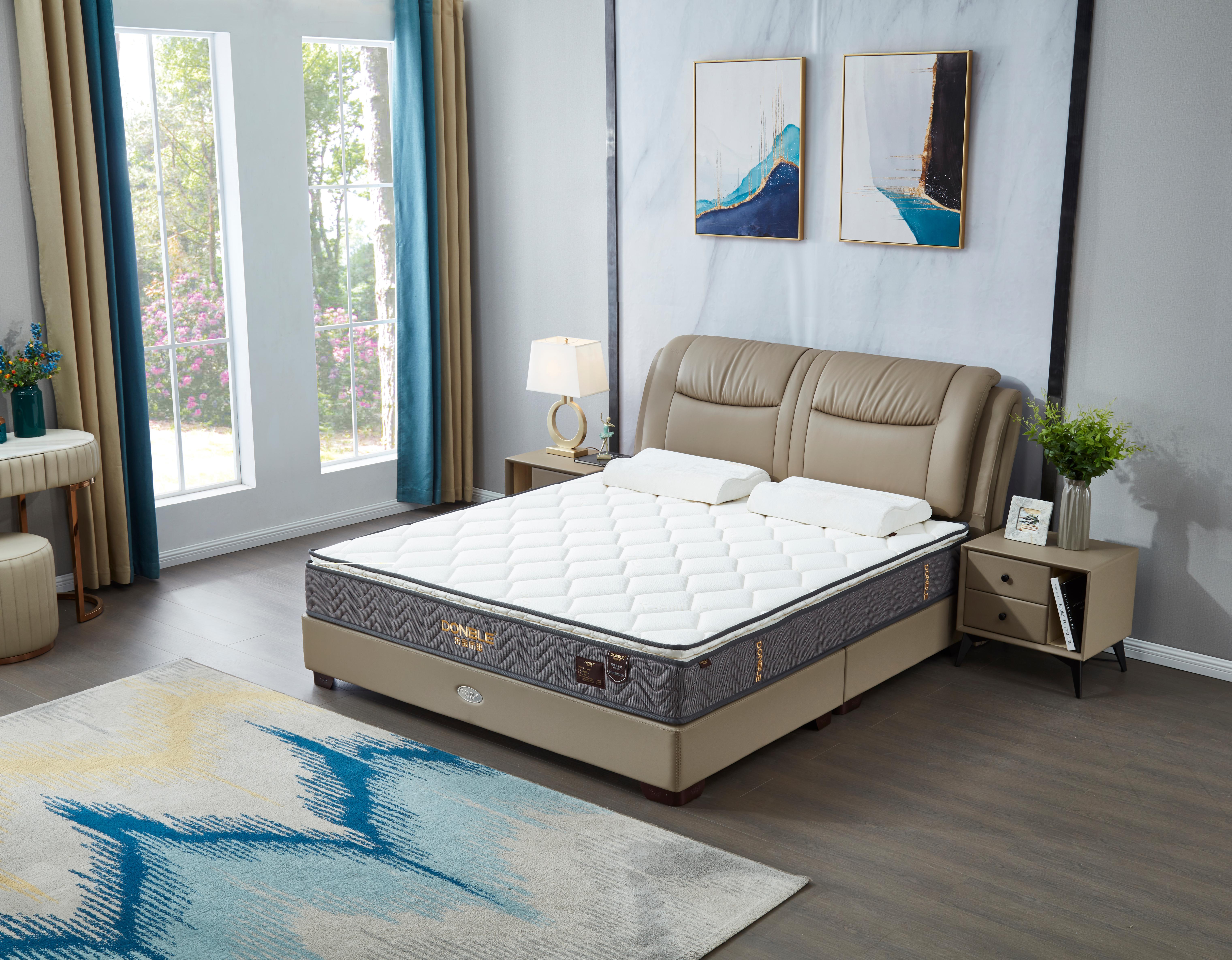 hotel pocket spring queen size high density foam soft and comfortable natural latex mattress