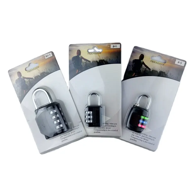 Mini password Code keyless hanger blister packing 25mm 40mm 50mm 20mm color candado resettable Combination locks safety Padlock
