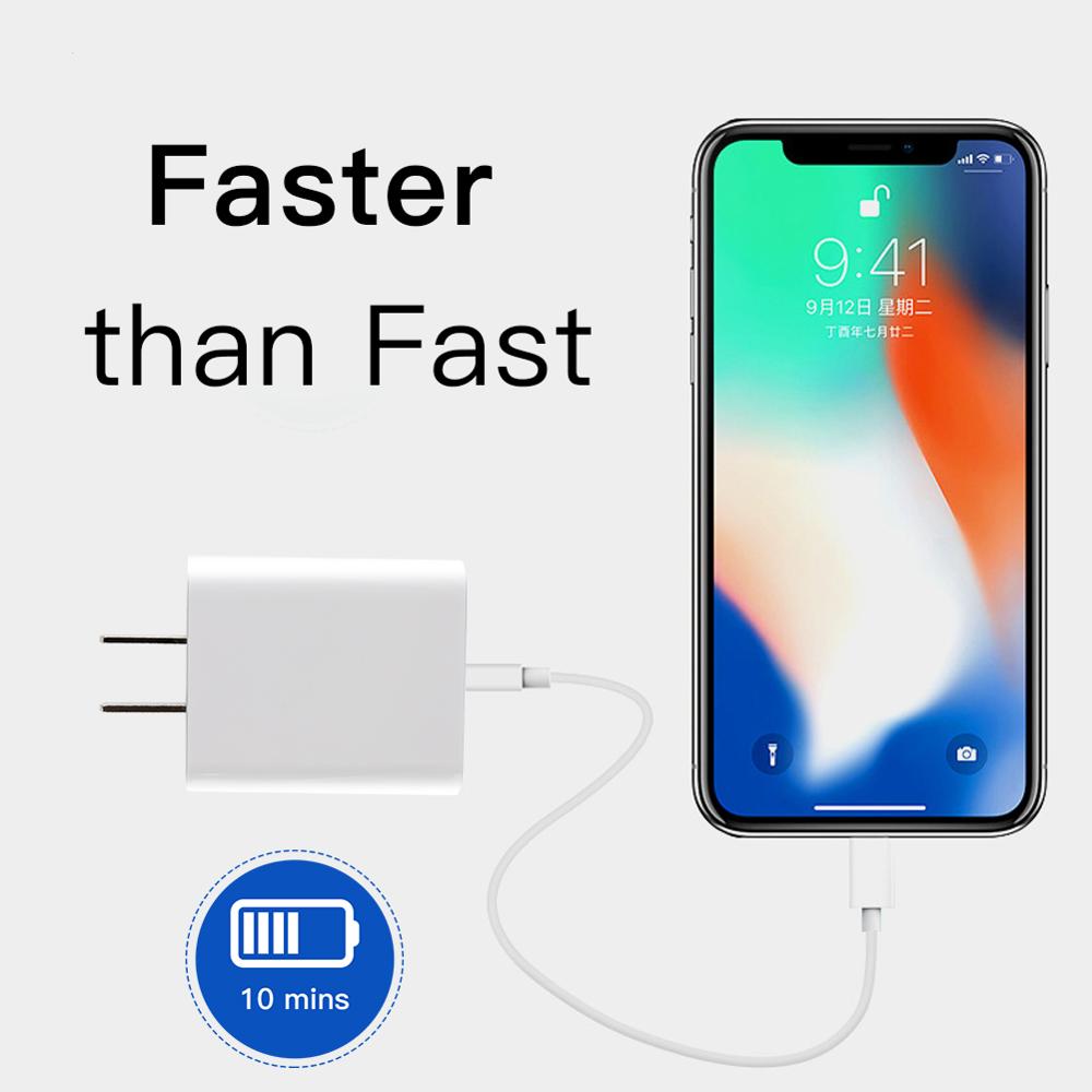 2020 18 Вт 60 Вт USB C PD зарядное устройство для быстрой зарядки для iphone LG Бесплатная доставка