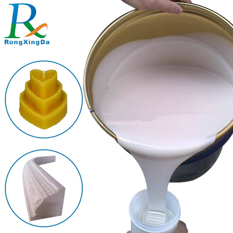Platinum cured white casting molding rtv silicone rubber