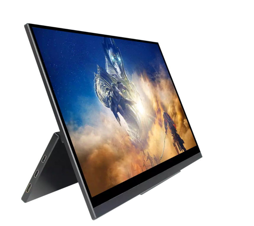 Portable monitor 15.6inch for laptop usb powered monitor with HD 2K 4K resolution and multiple ports portable external monitor