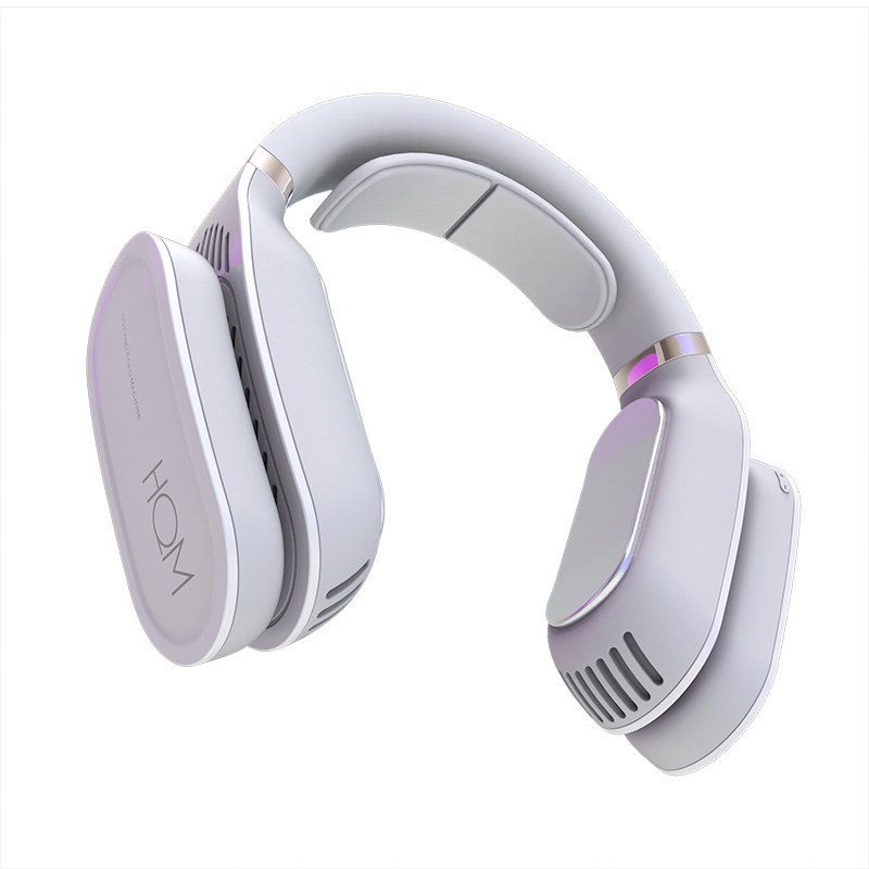 Multifunctional Heating And Cooling Instrument Neck Fan Hanging Usb Portable Hanging Neck Fan