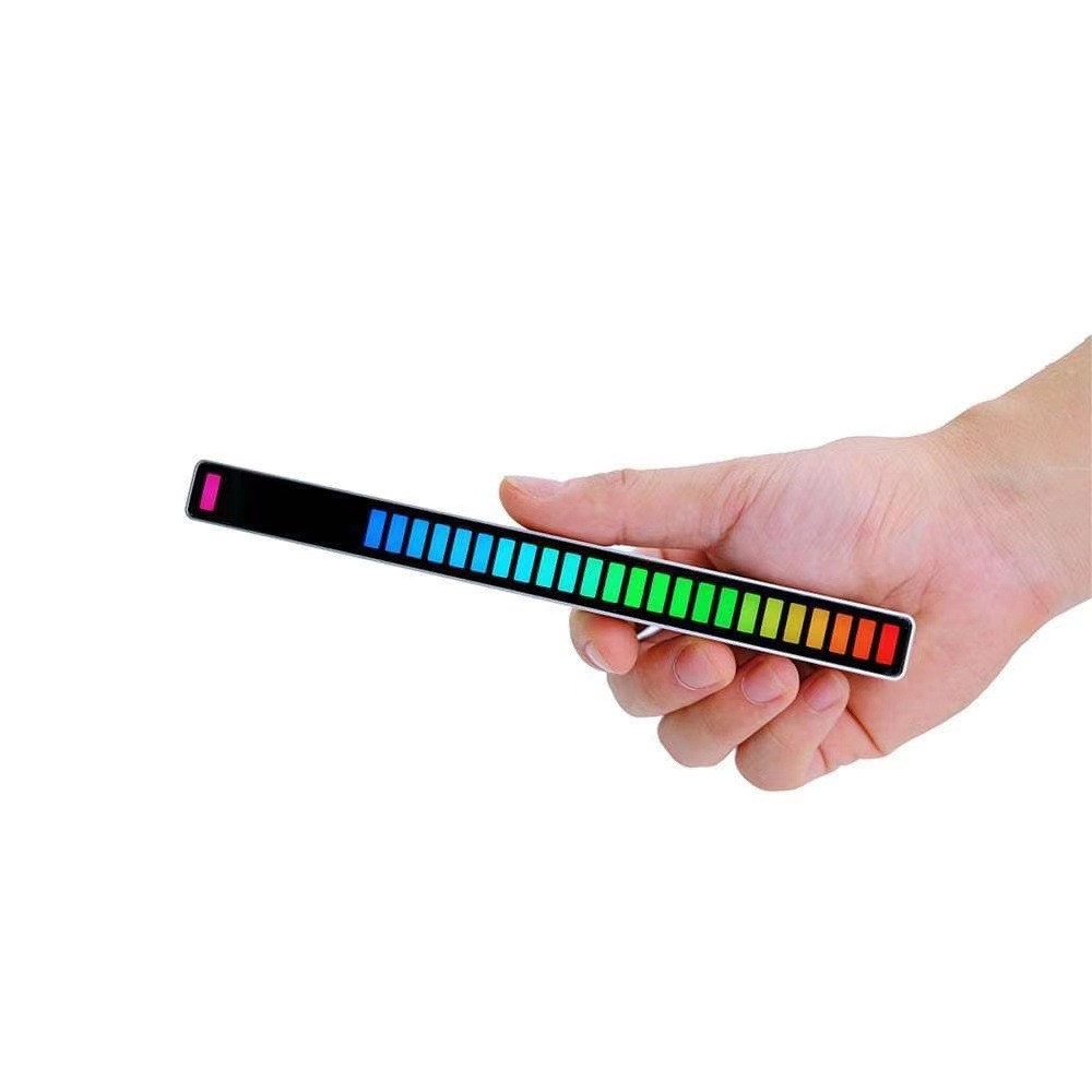 Wholesale Pickup Rhythm Light Stick LED Car Sound Voice-activated Rhythm Light Stick 32-Bit RGB 18 Colors Creative lights
