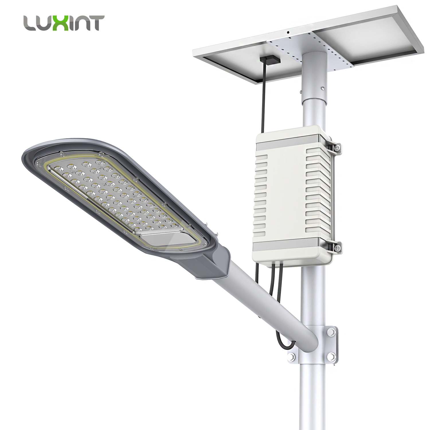 Smart IP65 Waterproof All In One 100W 150W 200W 300W Integrated LED Solar power Street Light Outdoor