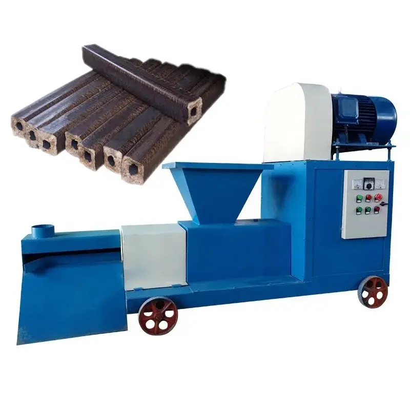 biomass waste coffee husk wood charcoal sawdust wood briquettes making machine for sale