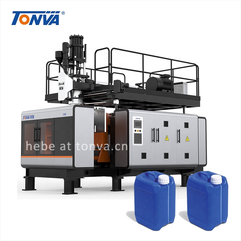TONVA plastic HDPE stackable jerrycan jerry can making blowing extrusion blow molding machine manufacturer