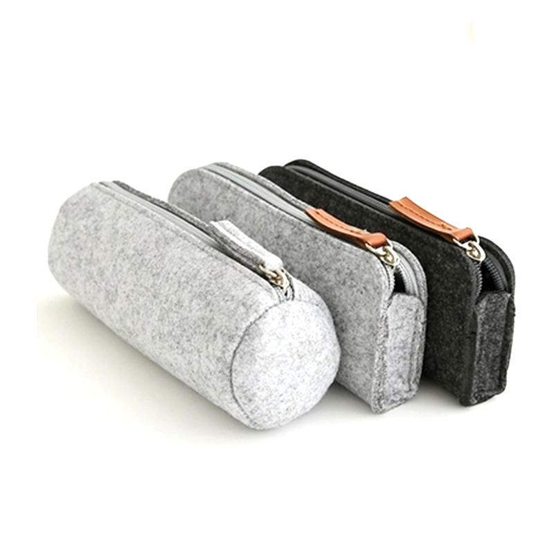 Felt Fashion Stationary Pencil Cases Gift Pencil Box Plastic Custom Made Durable LANGUO Pencil Case for Girls of Plastic